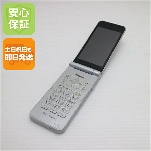 arrows ケータイ F-03L シルバー docomo 中古 ガラケー 白ロム【良品中古】保証付き 赤ロム保証