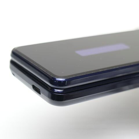 AQUOS ケータイ SH-01J ブルーブラック docomo 中古 ガラケー SHARP 白ロム【美品】保証付き 赤ロム保証(サムネイル3枚目)