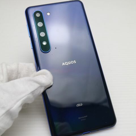 AQUOS R5G SHG01 アースブルー au 中古 スマホ 白ロム【超美品】保証付き 赤ロム保証(サムネイル3枚目)