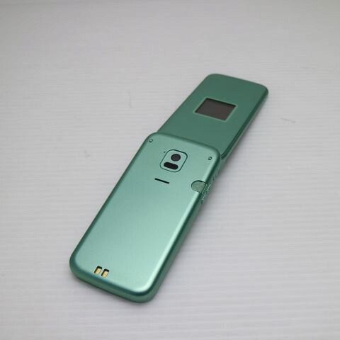 らくらくホン F-02J ミントグリーン docomo 中古 ガラケー 富士通 白ロム【新品同様】保証付き 赤ロム保証(サムネイル2枚目)