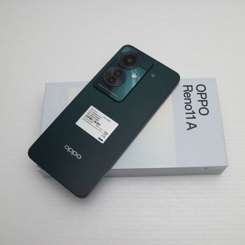 OPPO Reno11 A ダークグリーン SIMフリー 中古 スマホ OPPO【新品未使用】保証付き 赤ロム保証(サムネイル2枚目)