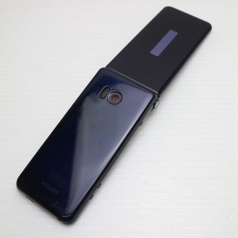 AQUOS ケータイ SH-01J ブルーブラック docomo 中古 ガラケー SHARP 白ロム【美品】保証付き 赤ロム保証(サムネイル2枚目)