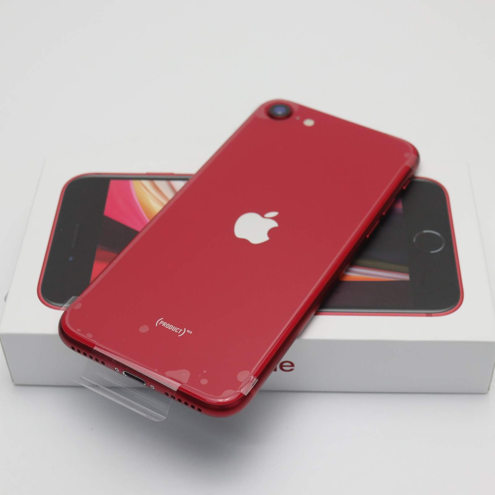 iPhone SE 第2世代 64GB レッド SIMフリー 中古 スマホ 白ロム【新品未使用】保証付き 赤ロム保証(サムネイル2枚目)