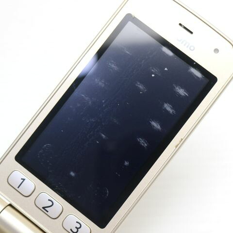らくらくホン F-02J ゴールド docomo 中古 ガラケー 富士通 白ロム【良品中古】保証付き 赤ロム保証(サムネイル3枚目)