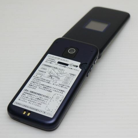 らくらくホン F-02J ネイビー docomo 中古 ガラケー 富士通 白ロム【新品同様】保証付き 赤ロム保証(サムネイル2枚目)