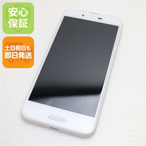 AQUOS sense SHV40 ホワイト au 中古 スマホ スマホ 白ロム SHARP【超美品】保証付き 赤ロム保証