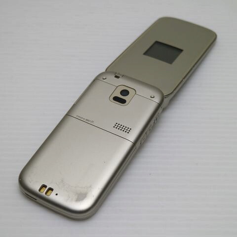 らくらくホン ベーシック4 F-01G ゴールド docomo 中古 ガラケー 富士通 白ロム【美品】保証付き 赤ロム保証(サムネイル2枚目)