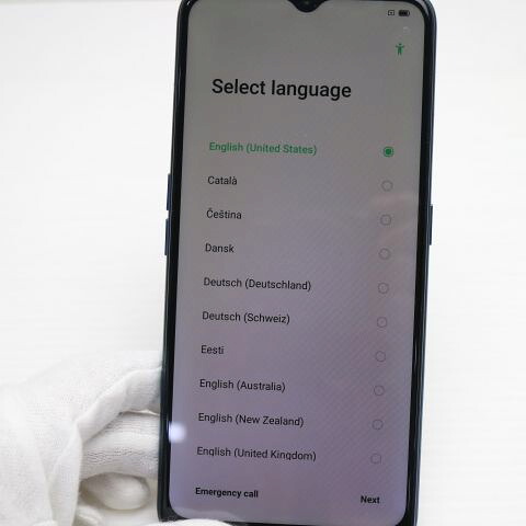 OPPO A5 2020 グリーン SIMフリー 中古 スマホ 白ロム【美品】保証付き 赤ロム保証(サムネイル3枚目)