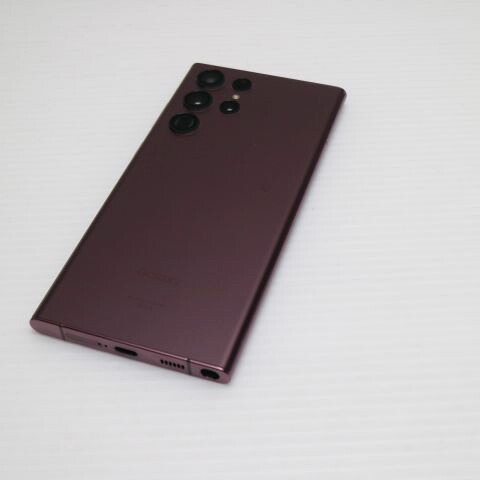 Galaxy S22 Ultra SCG14 バーガンディ au 中古 スマホ 白ロム【超美品】保証付き 赤ロム保証(サムネイル2枚目)