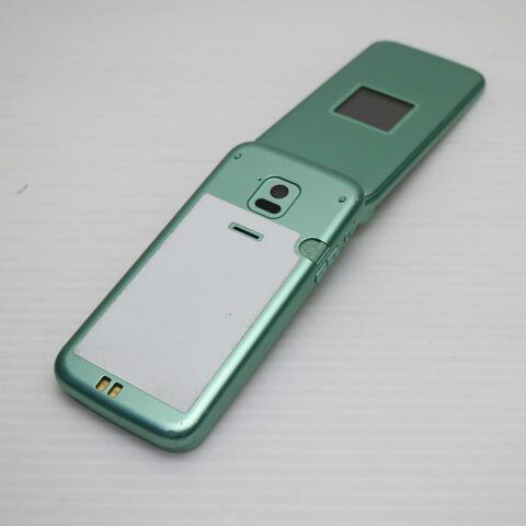 らくらくホン F-02J ミントグリーン docomo 中古 ガラケー 富士通 白ロム【美品】保証付き 赤ロム保証(サムネイル2枚目)