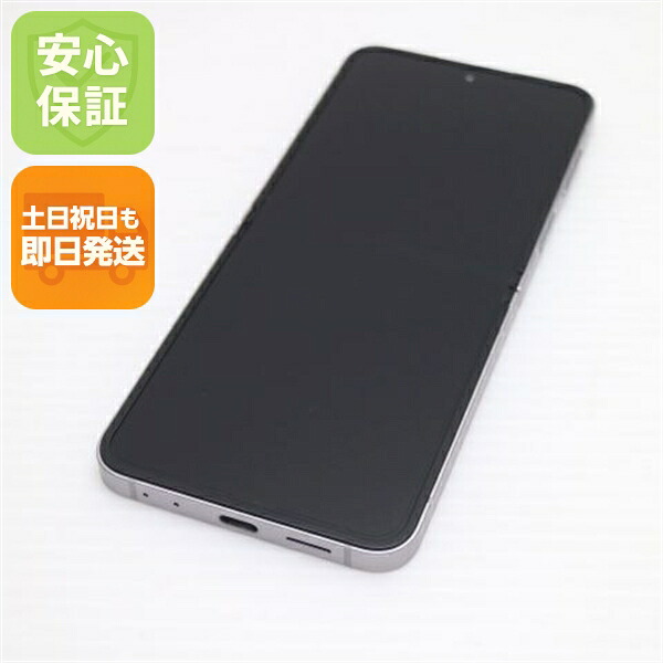 Galaxy Z Flip6 256GB シルバーシャドウ SIMフリー 中古 スマホ SAMSUNG【新品同様】保証付き 赤ロム保証