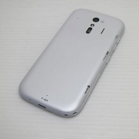 らくらくスマートフォン F-42A ホワイト docomo 中古 スマホ 白ロム 富士通【新品同様】保証付き 赤ロム保証(サムネイル2枚目)