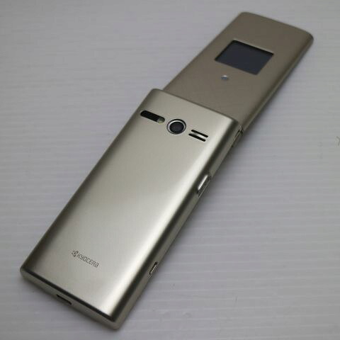 かんたんケータイ KYF36 ゴールド au 中古 ガラケー KYOCERA 白ロム【超美品】保証付き 赤ロム保証(サムネイル2枚目)