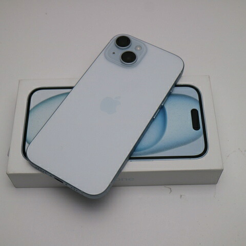 iPhone 15 128GB ブルー SIMフリー 中古 スマホ Apple【新品未使用】保証付き 赤ロム保証(サムネイル2枚目)