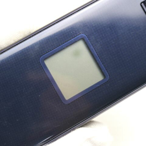 らくらくホン F-02J ネイビー docomo 中古 ガラケー 富士通【ジャンク】(サムネイル3枚目)