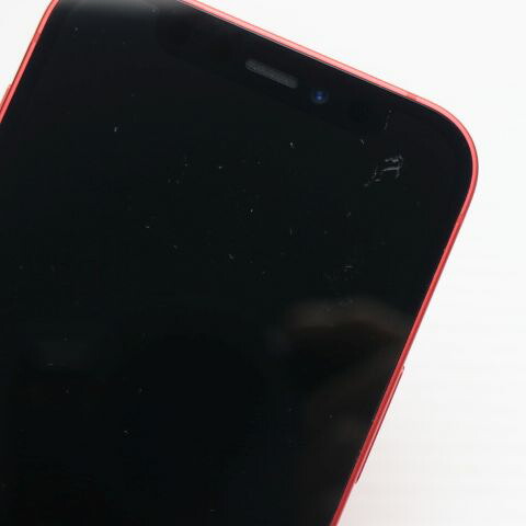 iPhone 12 mini 128GB レッド SIMフリー 中古 スマホ 白ロム Apple【超美品】保証付き 赤ロム保証(サムネイル3枚目)