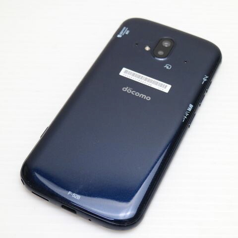 らくらくスマートフォン F-52B ネイビー docomo 中古 スマホ 白ロム【美品】保証付き 赤ロム保証(サムネイル2枚目)