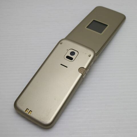 らくらくホン F-02J ゴールド docomo 中古 ガラケー 富士通 白ロム【美品】保証付き 赤ロム保証(サムネイル2枚目)