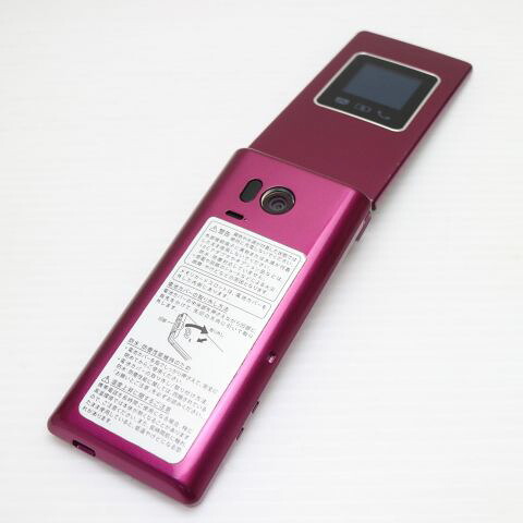 かんたん携帯9 505SH ワインレッド SoftBank 中古 白ロム ガラケー SHARP【超美品】保証付き 赤ロム保証(サムネイル2枚目)