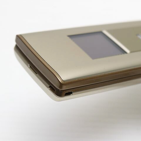 かんたんケータイ KYF32 ゴールド au 中古 ガラケー KYOCERA 白ロム【新品同様】保証付き 赤ロム保証(サムネイル3枚目)