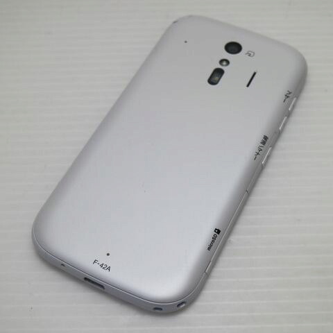 らくらくスマートフォン F-42A ホワイト docomo 中古 スマホ 白ロム 富士通【新品同様】保証付き 赤ロム保証(サムネイル2枚目)