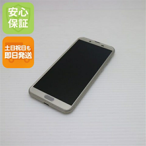 AQUOS sense2 SH-01L シャンパンゴールド docomo 中古 スマホ 白ロム【美品】保証付き 赤ロム保証