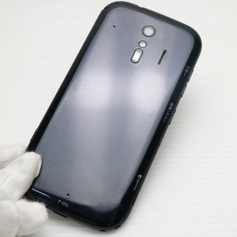 らくらくスマートフォン me F-01L ブラック docomo 中古 スマホ 白ロム【良品中古】保証付き 赤ロム保証(サムネイル3枚目)