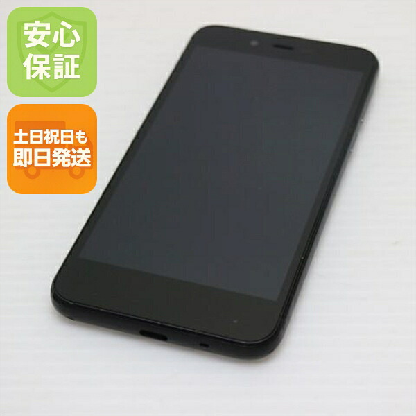AQUOS sense basic 702SH ブラック SoftBank 中古 スマホ 白ロム【良品中古】保証付き 赤ロム保証