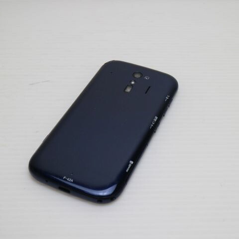 らくらくスマートフォン F-42A ネイビー docomo 中古 スマホ 白ロム 富士通【美品】保証付き 赤ロム保証(サムネイル2枚目)