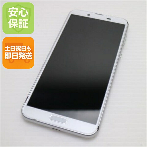 AQUOS sense2 SH-M08 ホワイトシルバー SIMフリー 中古 スマホ 白ロム【良品中古】保証付き 赤ロム保証