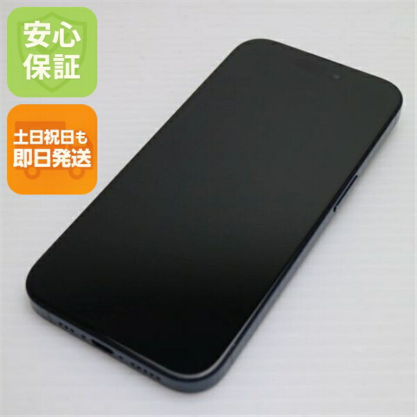 iPhone 15 Pro 128GB ブルーチタニウム SIMフリー 中古 スマホ Apple【超美品】保証付き 赤ロム保証