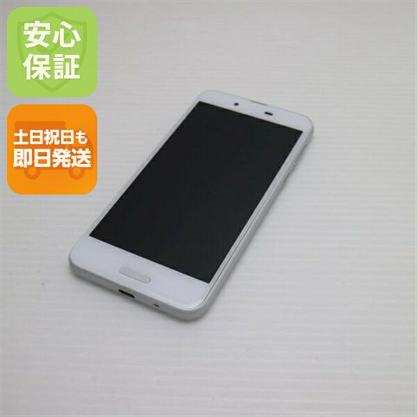 AQUOS sense SHV40 ホワイト au 中古 スマホ スマホ 白ロム SHARP【新品同様】保証付き 赤ロム保証