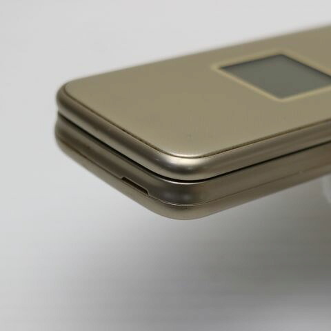 らくらくホン F-02J ゴールド docomo 中古 ガラケー 富士通 白ロム【美品】保証付き 赤ロム保証(サムネイル3枚目)
