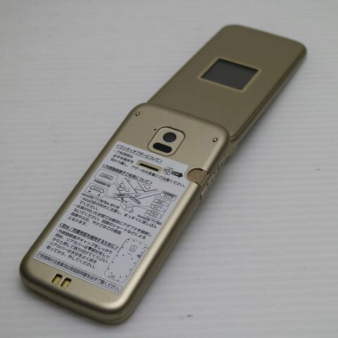 らくらくホン F-02J ゴールド docomo 中古 ガラケー 富士通 白ロム【美品】保証付き 赤ロム保証(サムネイル2枚目)