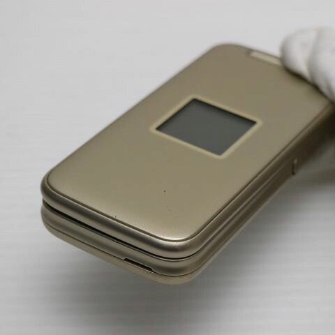 らくらくホン F-02J ゴールド docomo 中古 ガラケー 富士通 白ロム【美品】保証付き 赤ロム保証(サムネイル3枚目)