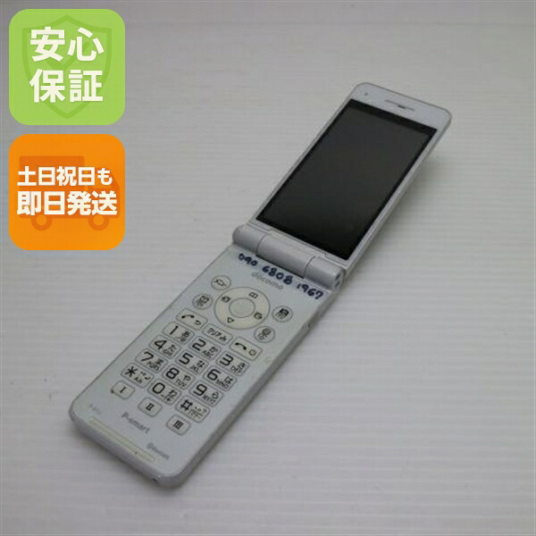 P-smart ケータイ P-01J ホワイト docomo 中古 ガラケー Panasonic【ジャンク】