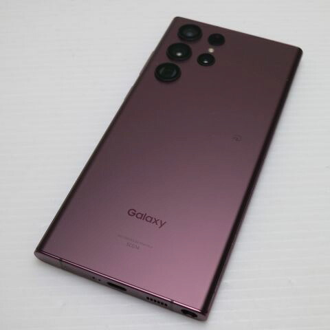 Galaxy S22 Ultra SCG14 バーガンディ au 中古 スマホ【ジャンク】(サムネイル2枚目)