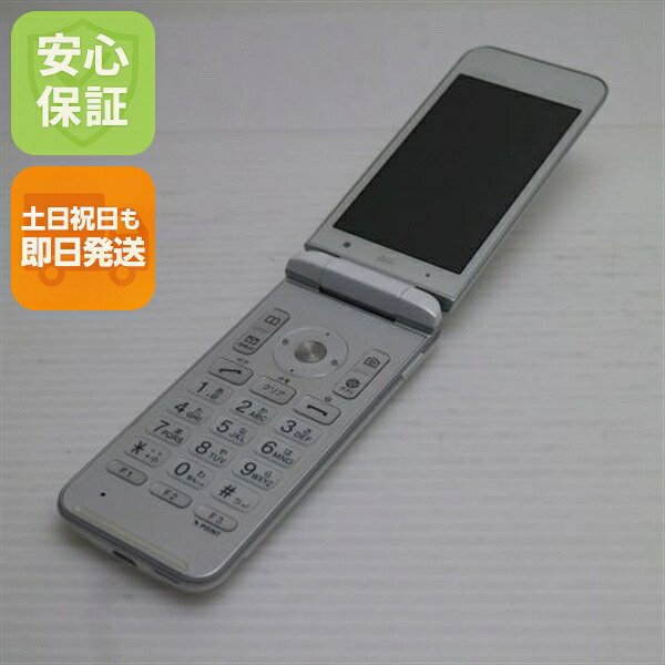 GRATINA かんたんケータイ KYF37 ホワイト au 中古 GRATINA かんたんケータイ 白ロム ガラケー KYOCERA【超美品】保証付き 赤ロム保証