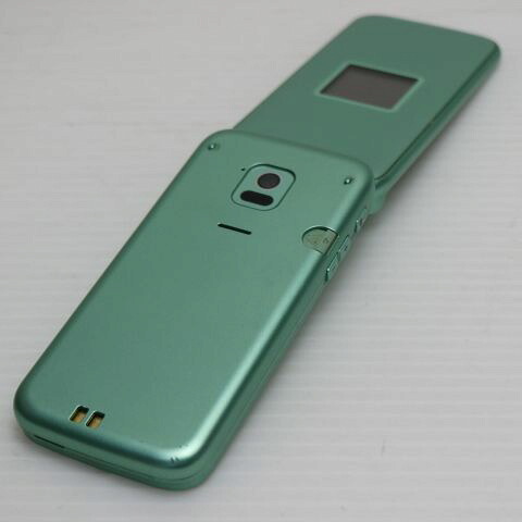 らくらくホン F-02J ミントグリーン docomo 中古 ガラケー 富士通 白ロム【美品】保証付き 赤ロム保証(サムネイル2枚目)