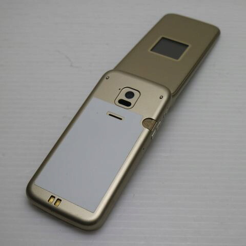 らくらくホン F-02J ゴールド docomo 中古 ガラケー 富士通 白ロム【超美品】保証付き 赤ロム保証(サムネイル2枚目)