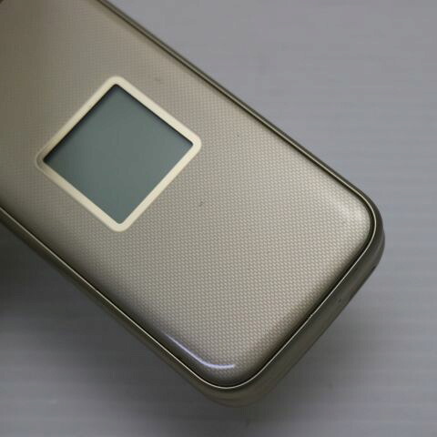 らくらくホン F-02J ゴールド docomo 中古 ガラケー 富士通 白ロム【超美品】保証付き 赤ロム保証(サムネイル3枚目)