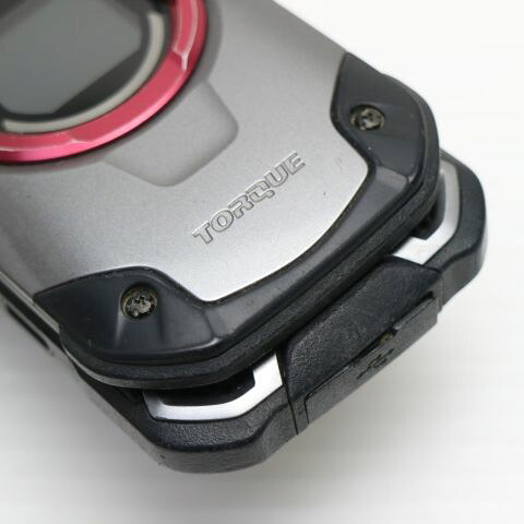 TORQUE X01 KYF33 シルバー au 中古 ガラケー KYOCERA 白ロム【良品中古】保証付き 赤ロム保証(サムネイル3枚目)