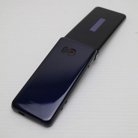 AQUOS ケータイ SH-01J ブルーブラック docomo 中古 ガラケー SHARP 白ロム【美品】保証付き 赤ロム保証(サムネイル2枚目)