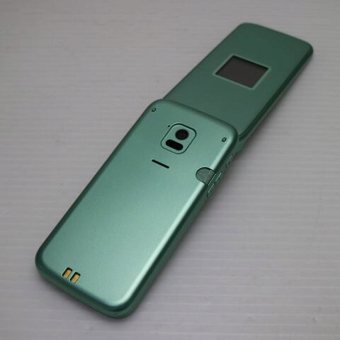 らくらくホン F-02J ミントグリーン docomo 中古 ガラケー 富士通 白ロム【美品】保証付き 赤ロム保証(サムネイル2枚目)