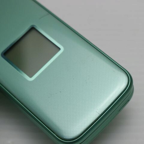 らくらくホン F-02J ミントグリーン docomo 中古 ガラケー 富士通 白ロム【美品】保証付き 赤ロム保証(サムネイル3枚目)
