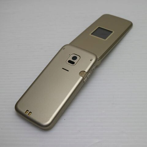 らくらくホン F-02J ゴールド docomo 中古 ガラケー 富士通 白ロム【美品】保証付き 赤ロム保証(サムネイル2枚目)