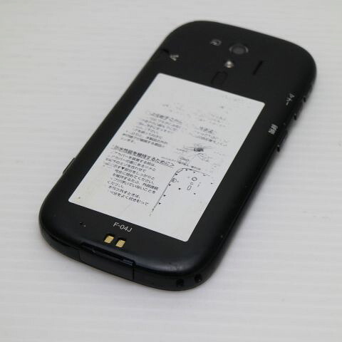 らくらくスマートフォン4 F-04J ブラック docomo 中古 スマホ 富士通 白ロム【良品中古】保証付き 赤ロム保証(サムネイル2枚目)