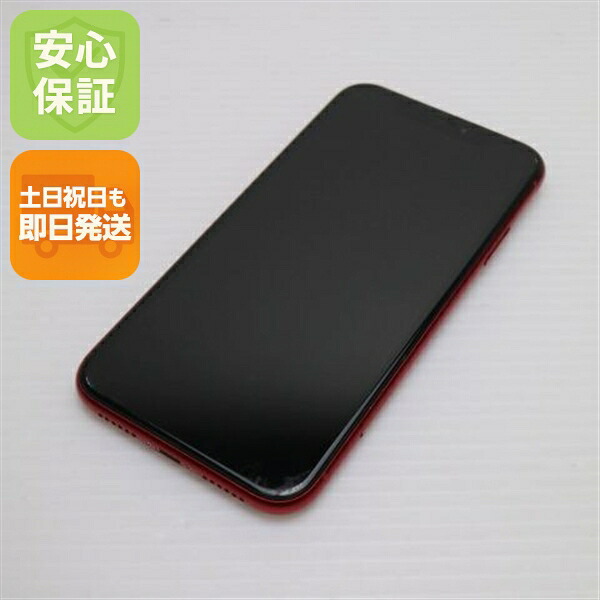 iPhone XR 64GB レッド RED SIMフリー 中古 白ロム Apple【良品中古】保証付き 赤ロム保証