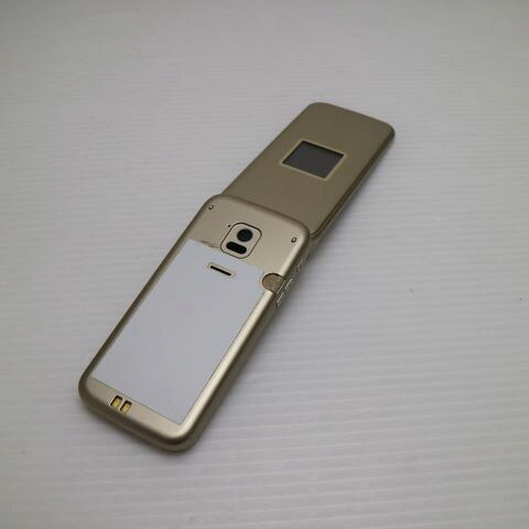 らくらくホン F-02J ゴールド docomo 中古 ガラケー 富士通 白ロム【美品】保証付き 赤ロム保証(サムネイル2枚目)