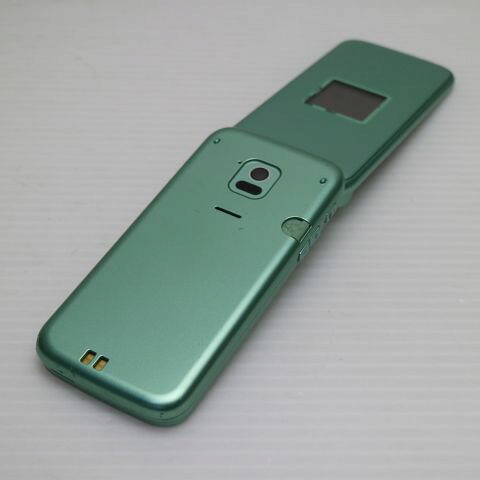 らくらくホン F-02J ミントグリーン docomo 中古 ガラケー 富士通 白ロム【美品】保証付き 赤ロム保証(サムネイル2枚目)